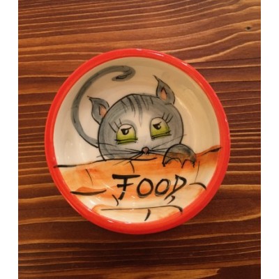 Lebensmittel Katze Schüssel