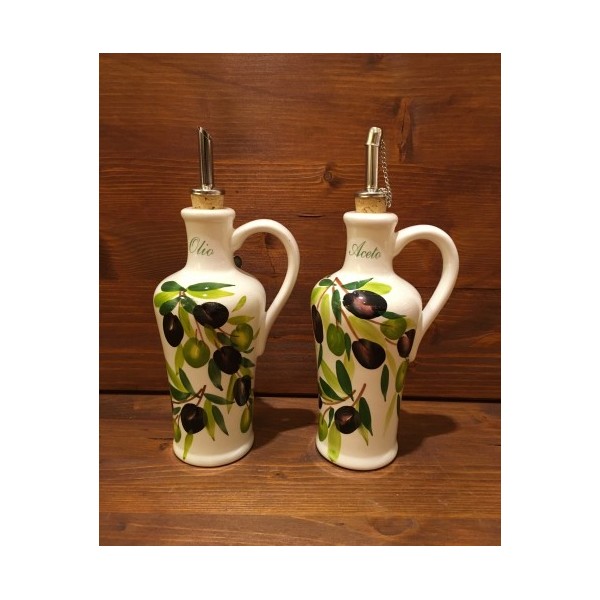 Öl - Essig mit Griffen Ol.