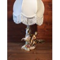 Angel lamp with flowers