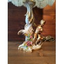 Angel lamp with flowers