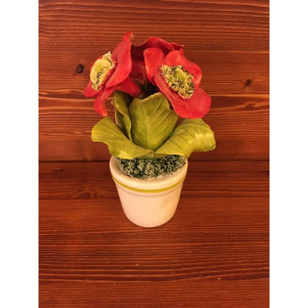 Vase with Poppy Flower