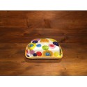 Butter Dish Rustic Circles