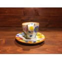 Rustic Espresso Cup with Saucer