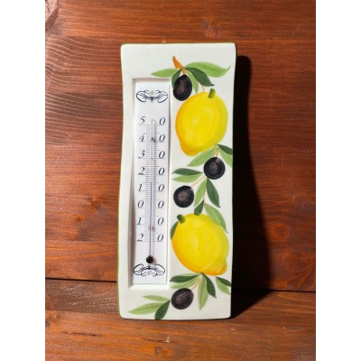 Wall thermometer - Lemons and Olives