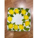 Nev plate with lemon decoration