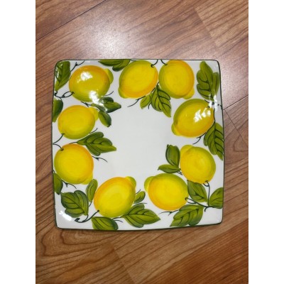 Nev plate with lemon decoration