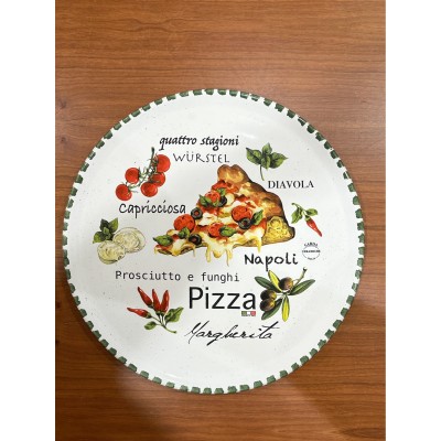 Gebackene Pizzaschale FETTA  STONEWARE Ø 33 CM.