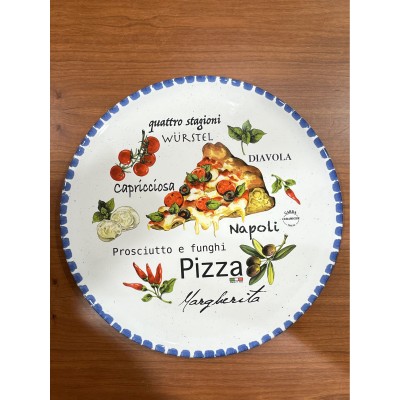 Gebackene Pizzaschale FETTA  STONEWARE Ø 33 CM.