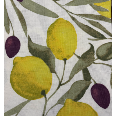Tovaglia in Cotone Limoni e Olive Tovaglia in Cotone Limoni e Olive