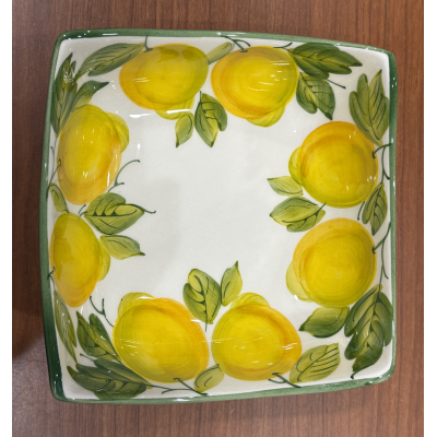 Bowl with lemon decoration Bowl with lemon decoration