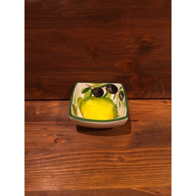 Small bowl Pinzimonio Nev with Lemon and Olive decoration