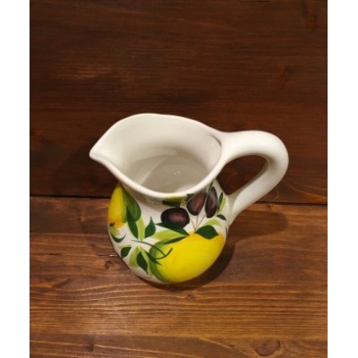 Pitcher with Lemon and Olive decoration