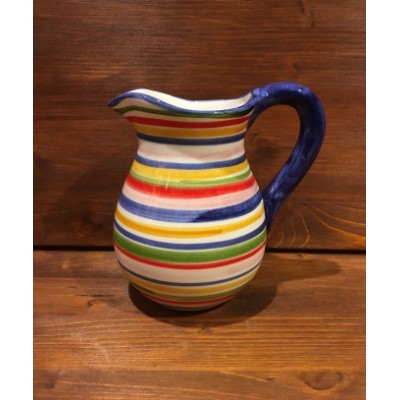 Pitcher with lines decoration